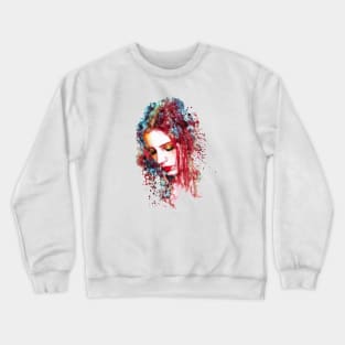 Sad Woman Crewneck Sweatshirt